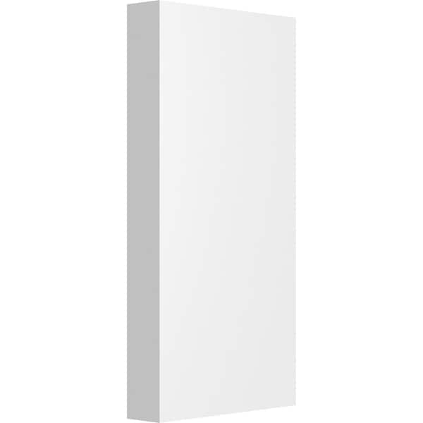 Ekena Millwork Standard Foster Plinth Block with Square Edge, 4 1/2"W x 9"H x 1"P PBP045X090X100FOS00 - main